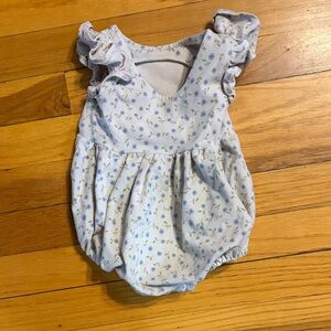 Floral Blue Kids Bodysuit